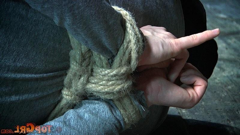 16P Sybil Hawthorne in different rope bondages impossible to escape