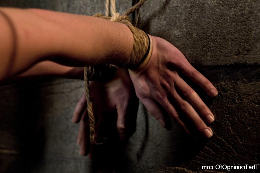 15P Young Rope Slut Gets a Full Day of Intense Bondage - Live - Elise is very submis