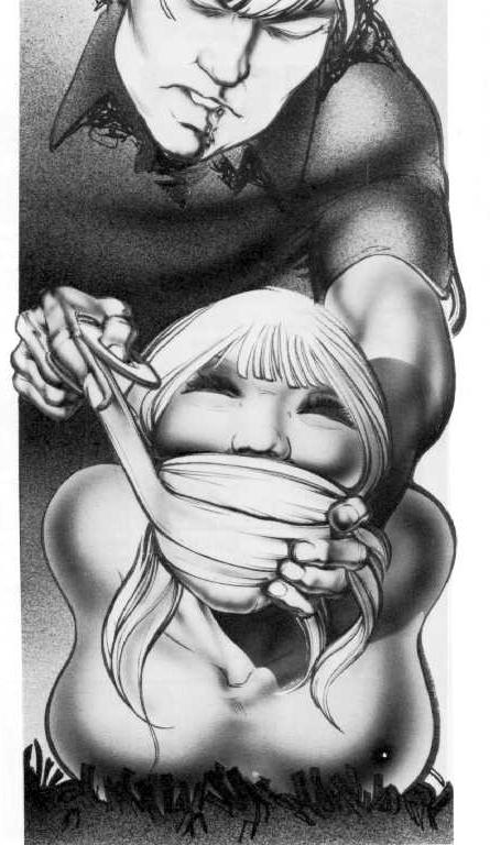 15P evil female brutal dungeon bondage fetish art