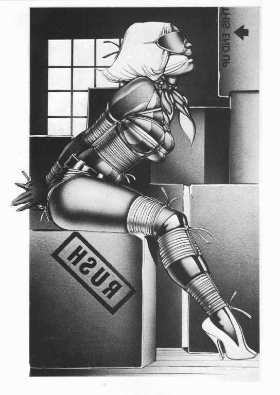 15P evil female brutal dungeon bondage fetish art