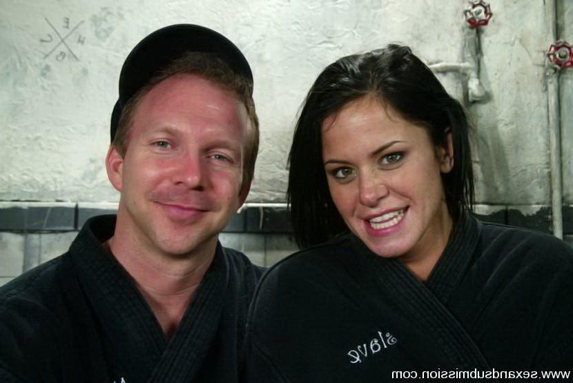 15P Savannah Stern bondaged and having rough sex in lavatory