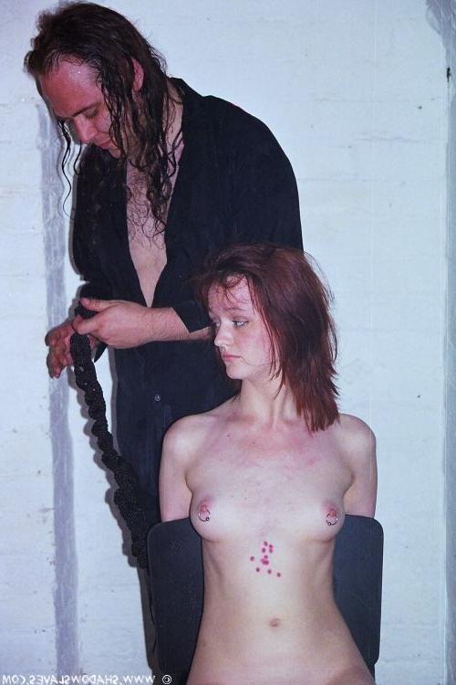 16P Skinny teen redhead slavegirl Charlottes breast bondage and extreme bdsm hotwaxi