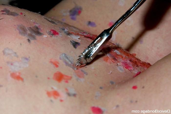 15P Slut Ami Emerson subjected to brutal hot wax torture