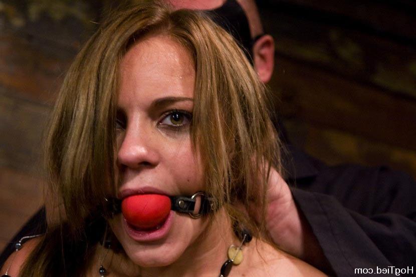 15P Ass hooked slut rope bound and vibed