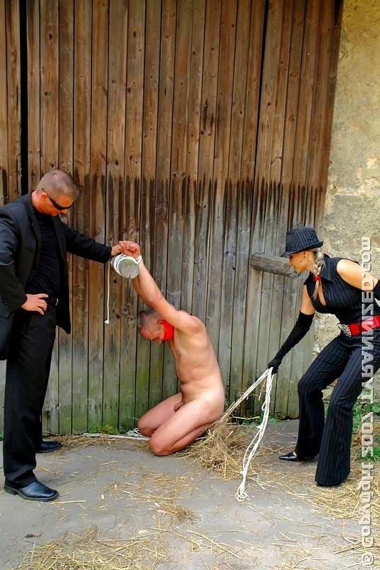 16P Man gets brutally humiliated by a sadistic couple