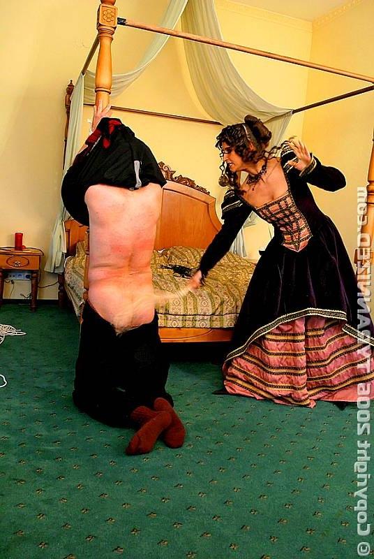 16P Clown gets molested with hot candle wax by brutal mistresses