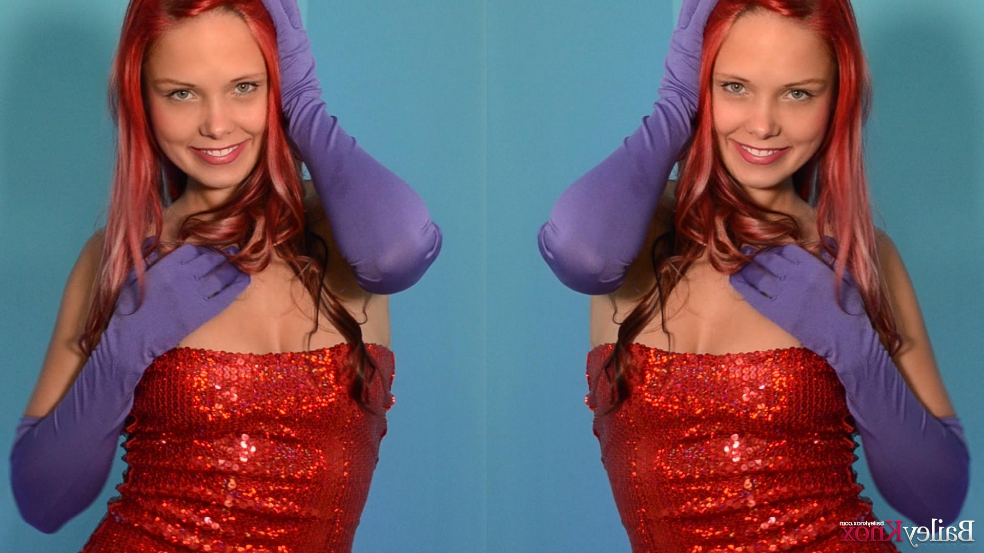 16P Bailey Knox poses like a Jessica from Roger Rabbit film