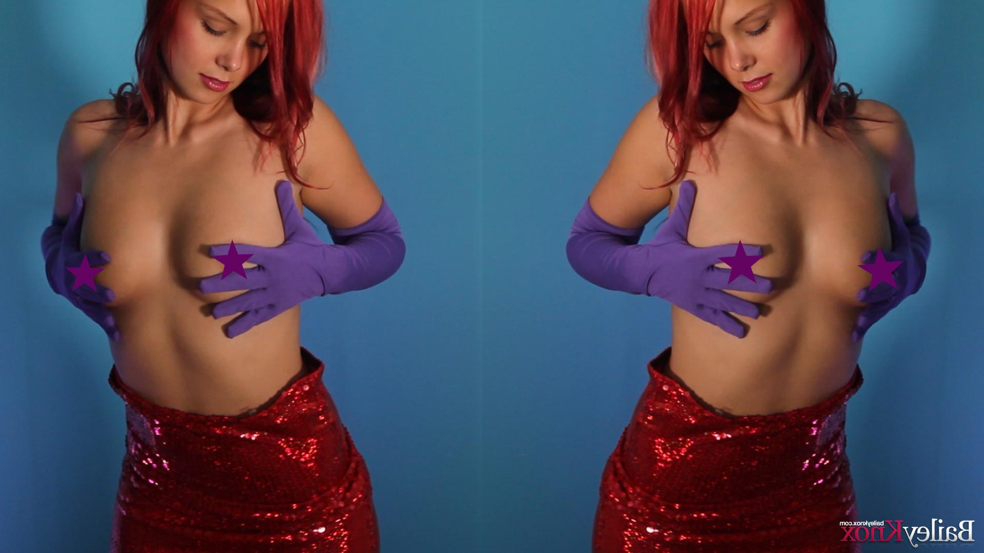 16P Bailey Knox poses like a Jessica from Roger Rabbit film