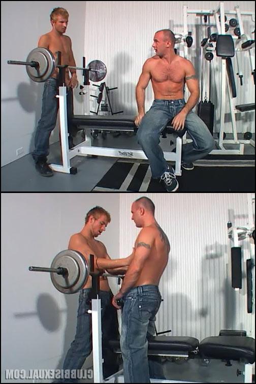 20P Superb Bi Threesome at the Gym