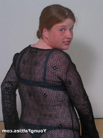 15P Sweet fat teen girl posing