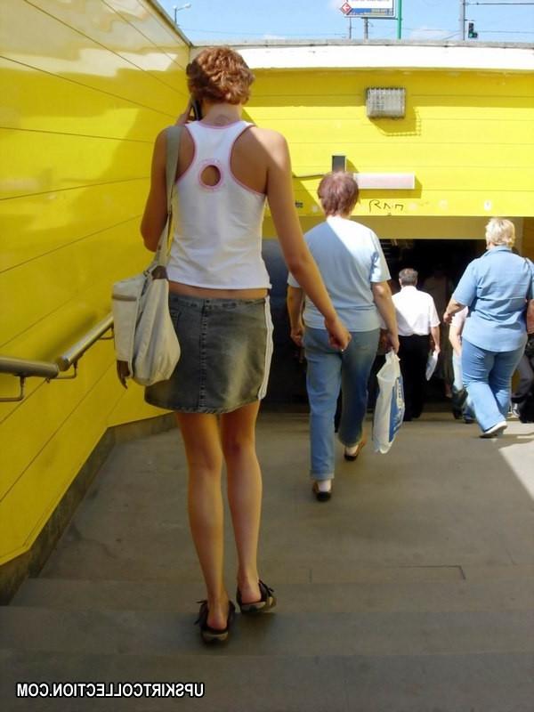 15P Sweet babes never mind their upskirt get shot