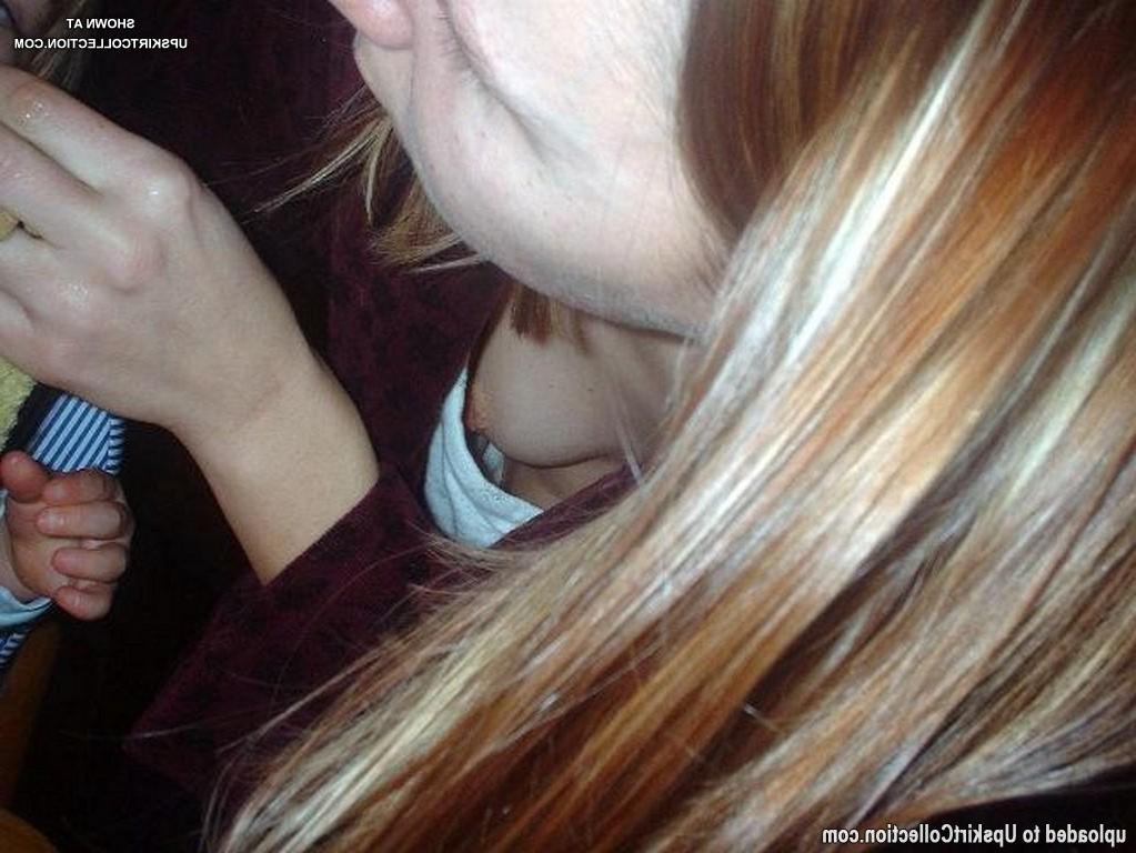 12P Accidental downblouses are spied on camera
