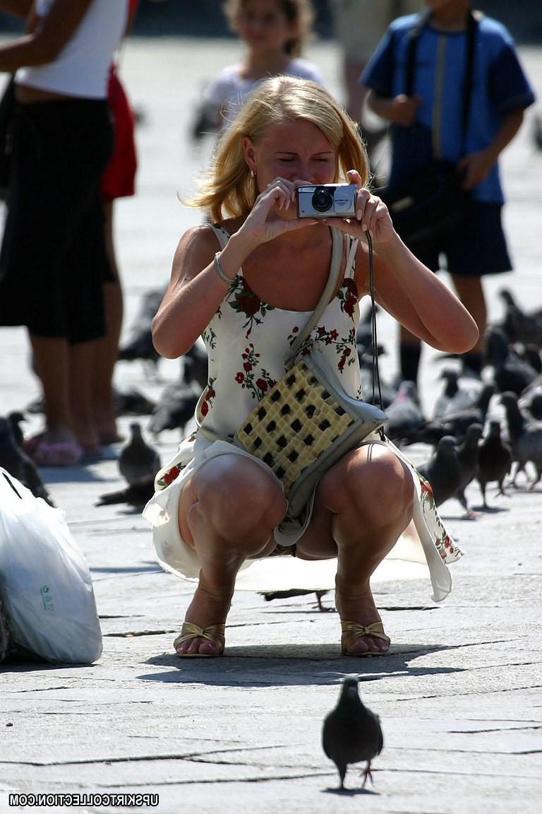 15P Real voyeur upskirt galleries with unaware girls hunted down