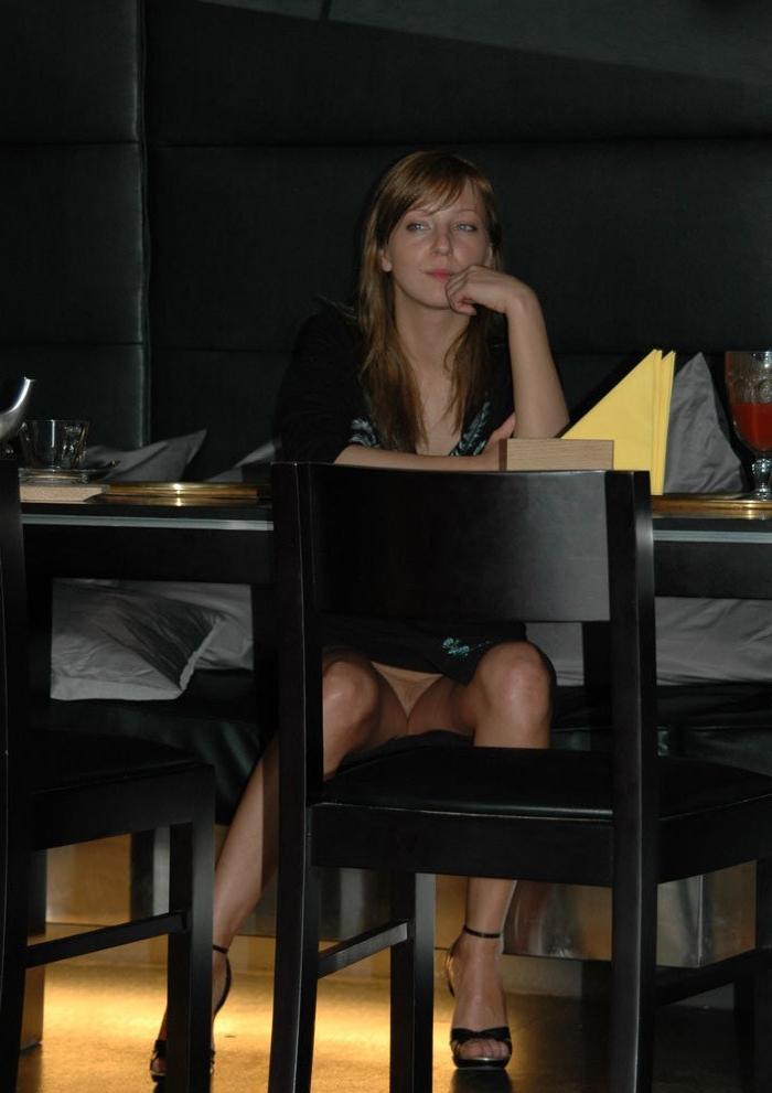 15P Sexy upskirt with young beavers demonstrated