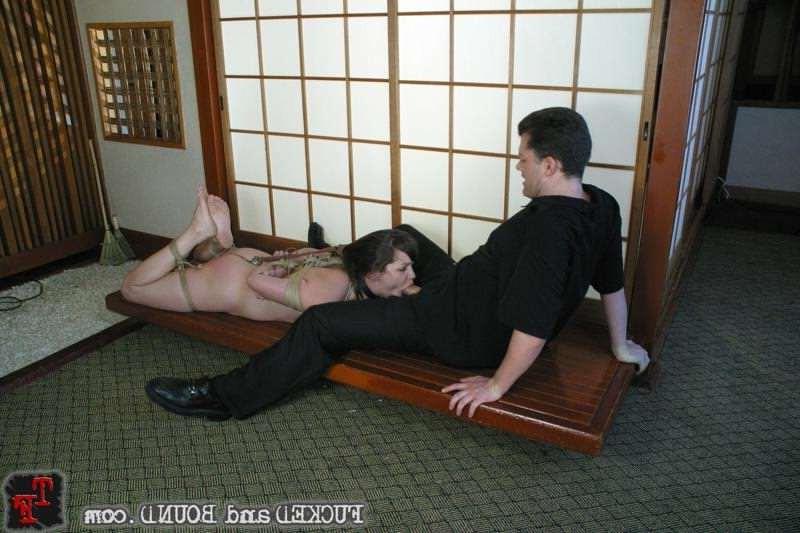 15P Sexy Bobbi Starr bondaged tight and having rough sex