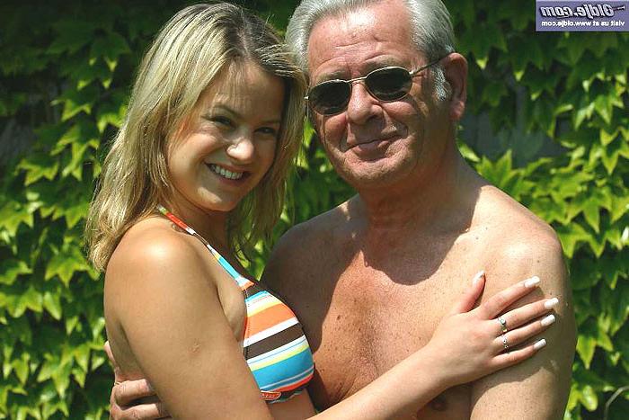 16P He's 71, she's only 18 This grandpa got very eager when I offered my girlfriend 