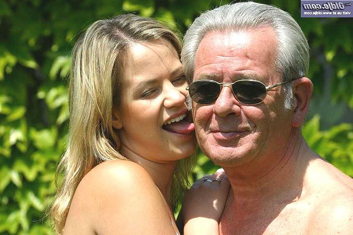 16P He's 71, she's only 18 This grandpa got very eager when I offered my girlfriend 