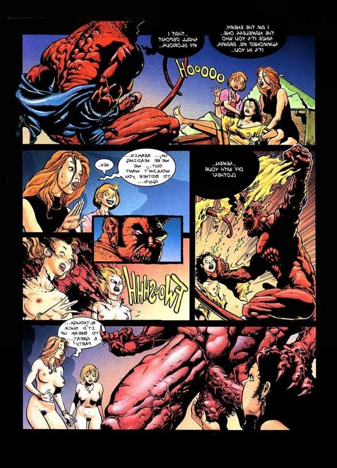 15P brutal demon sex comics