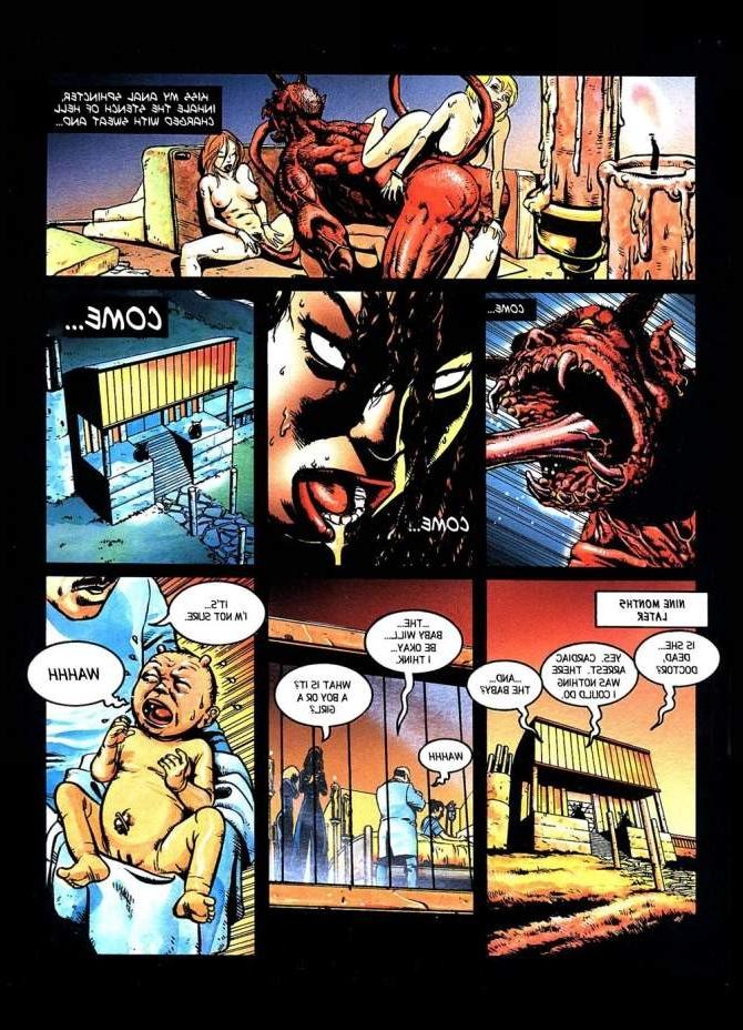 15P brutal demon sex comics