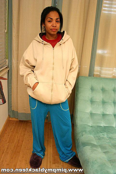 16P Big nipple ebony teen who needed a little makeover before a black pimping