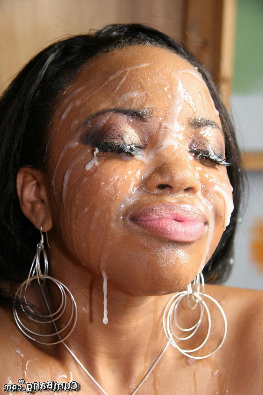 15P Ebony babe bukkake pics