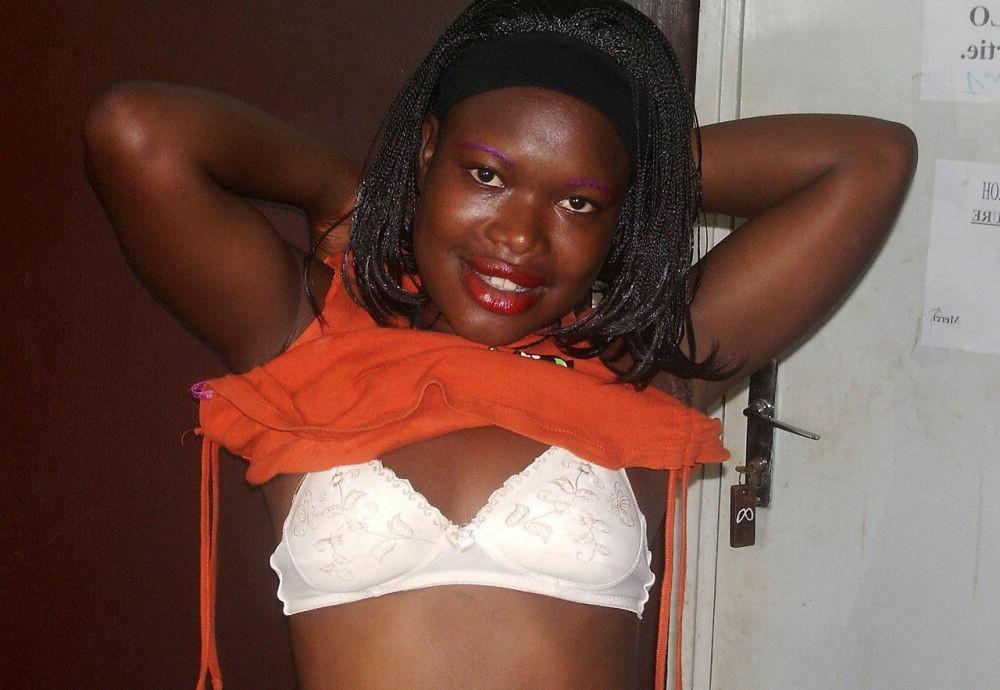 14P Black teen girlfriends posing and naked