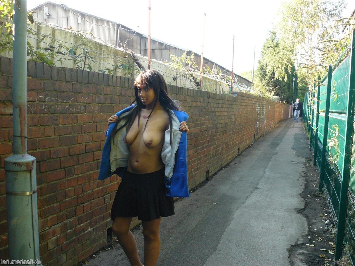 16P Teen ebony body flashers exhibitionist tour of nude in public rudeness round Bir