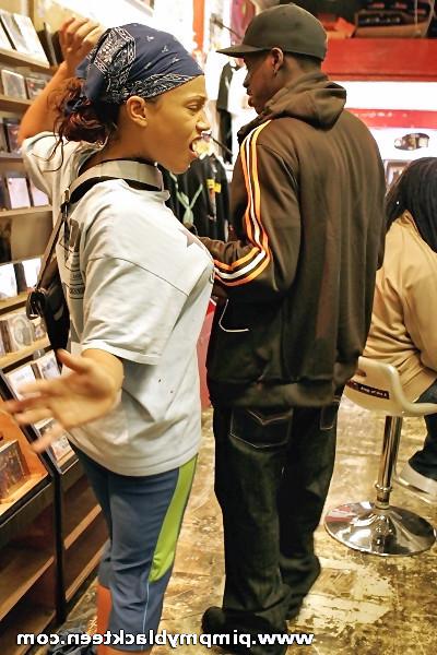 16P Curvy black teen gets boffed from behind by a well hung brotha