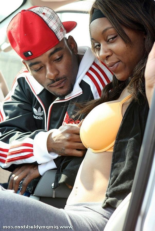 17P Black teen darling sucks a stiff ebony pussy stick like a real hoe