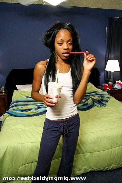 16P Sexy long haired ebony babe rides a black dick in her colorful socks