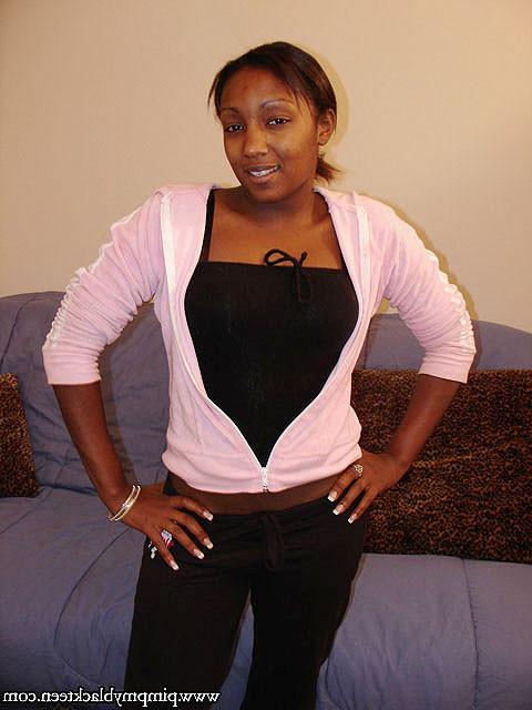 14P Mocha teen gets in lingerie before getting black dick drilled