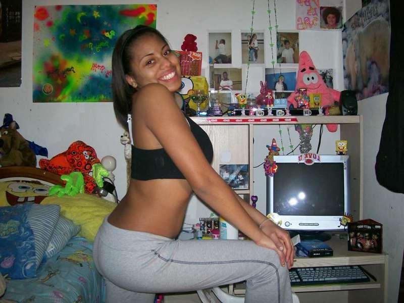 16P Busty amateur black teen