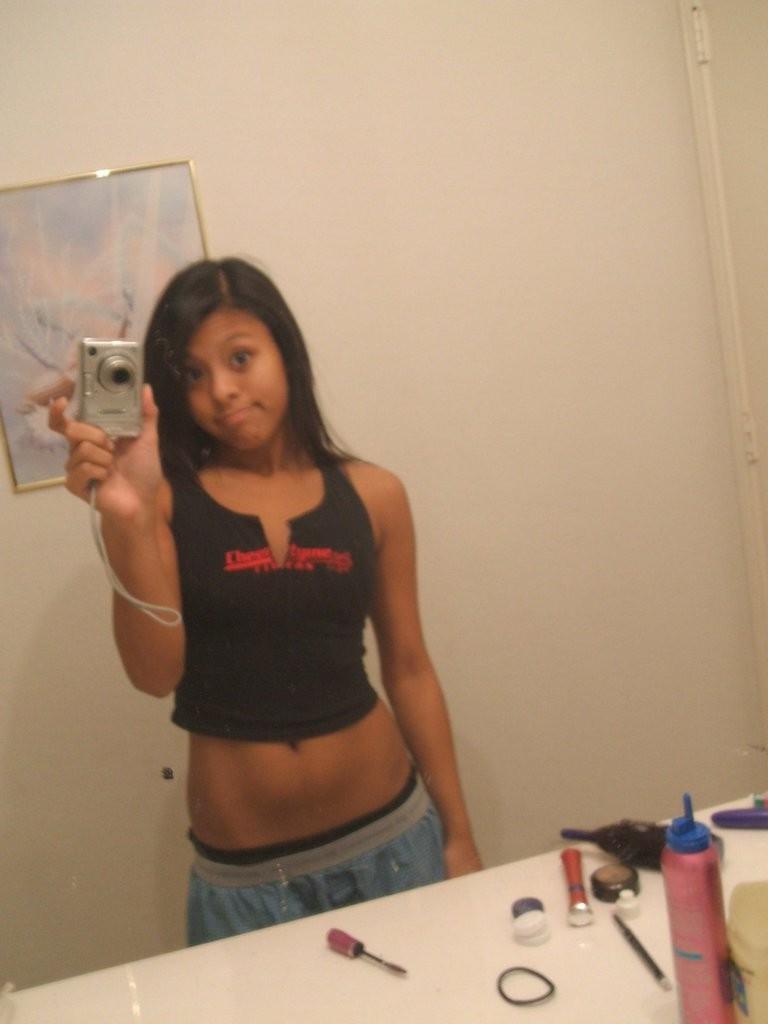 16P Black teen cheerleader