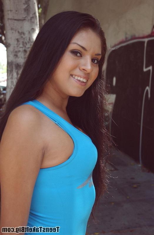 16P Cute latina teen fucking monster black dicks