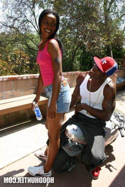 15P Cute black gets cock and cum