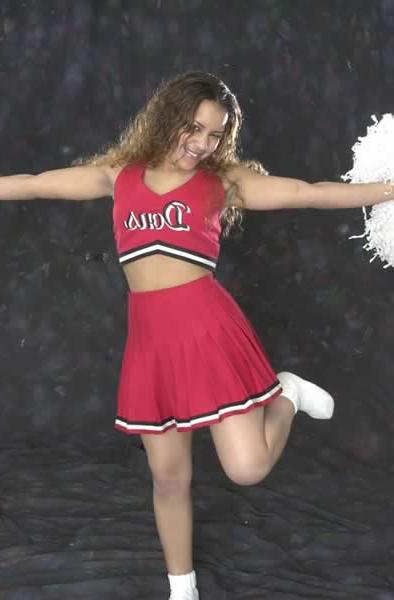 16P Black cheerleader with a sexy body