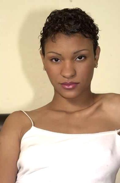 16P Sexy ebony chick stripping and spreading