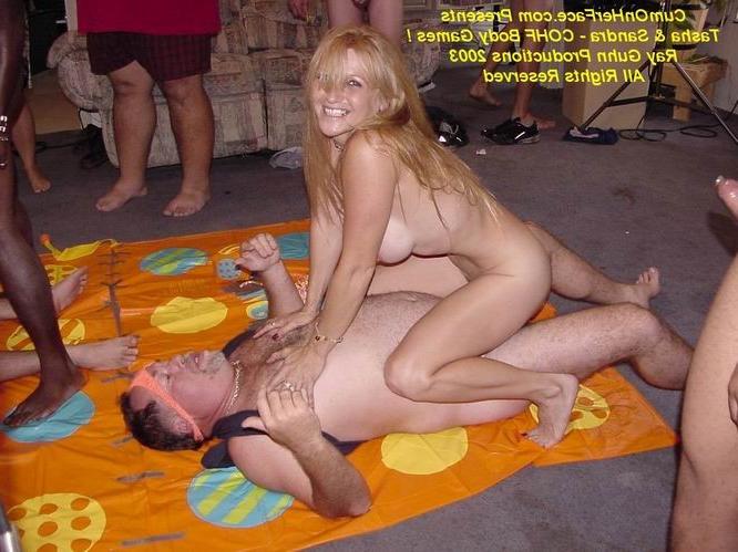 7P Black girl group messy cumshot