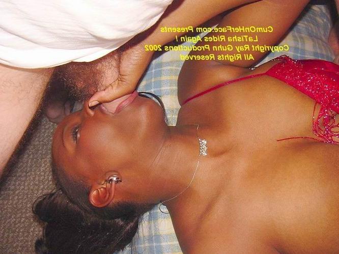 16P Black girl group messy facial