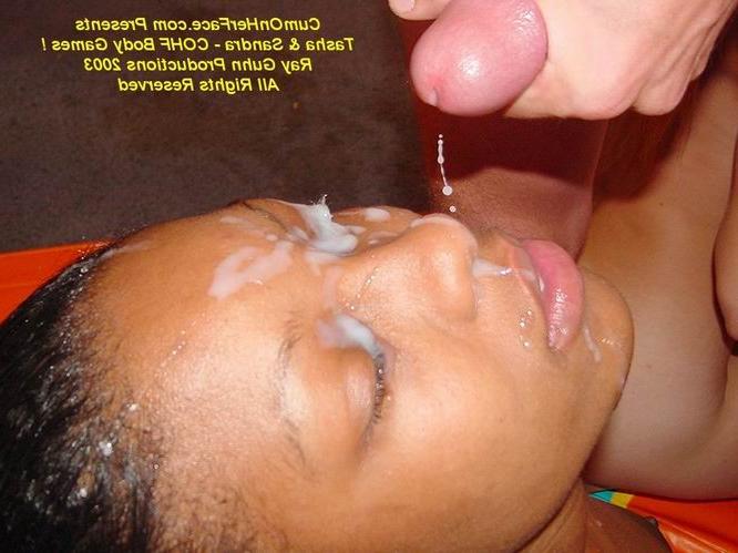 16P Black girl messy facial