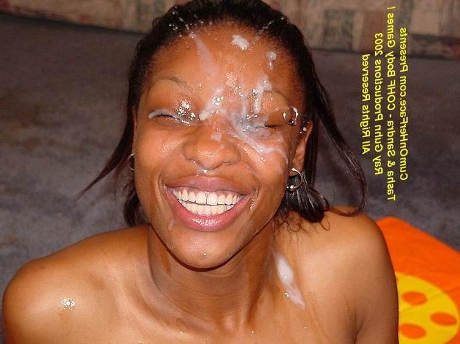 16P Black girl messy facial