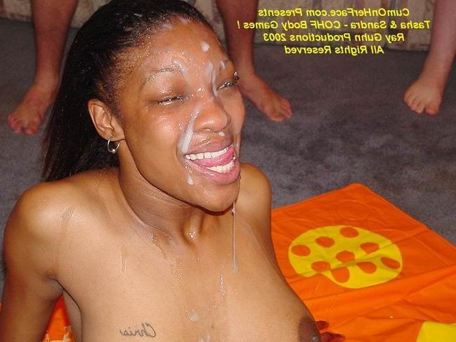 16P Black girl messy facial