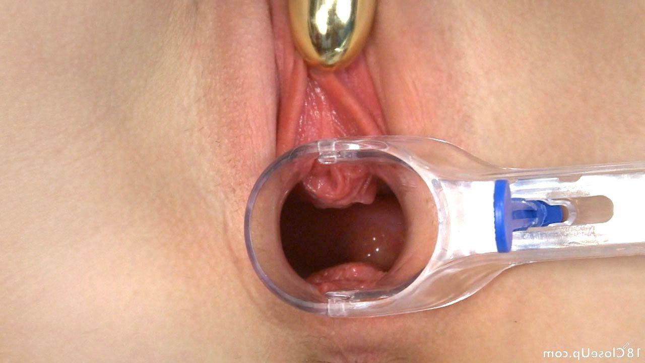 17P Extreme closeups of wet pussy spread wide and fingered deep