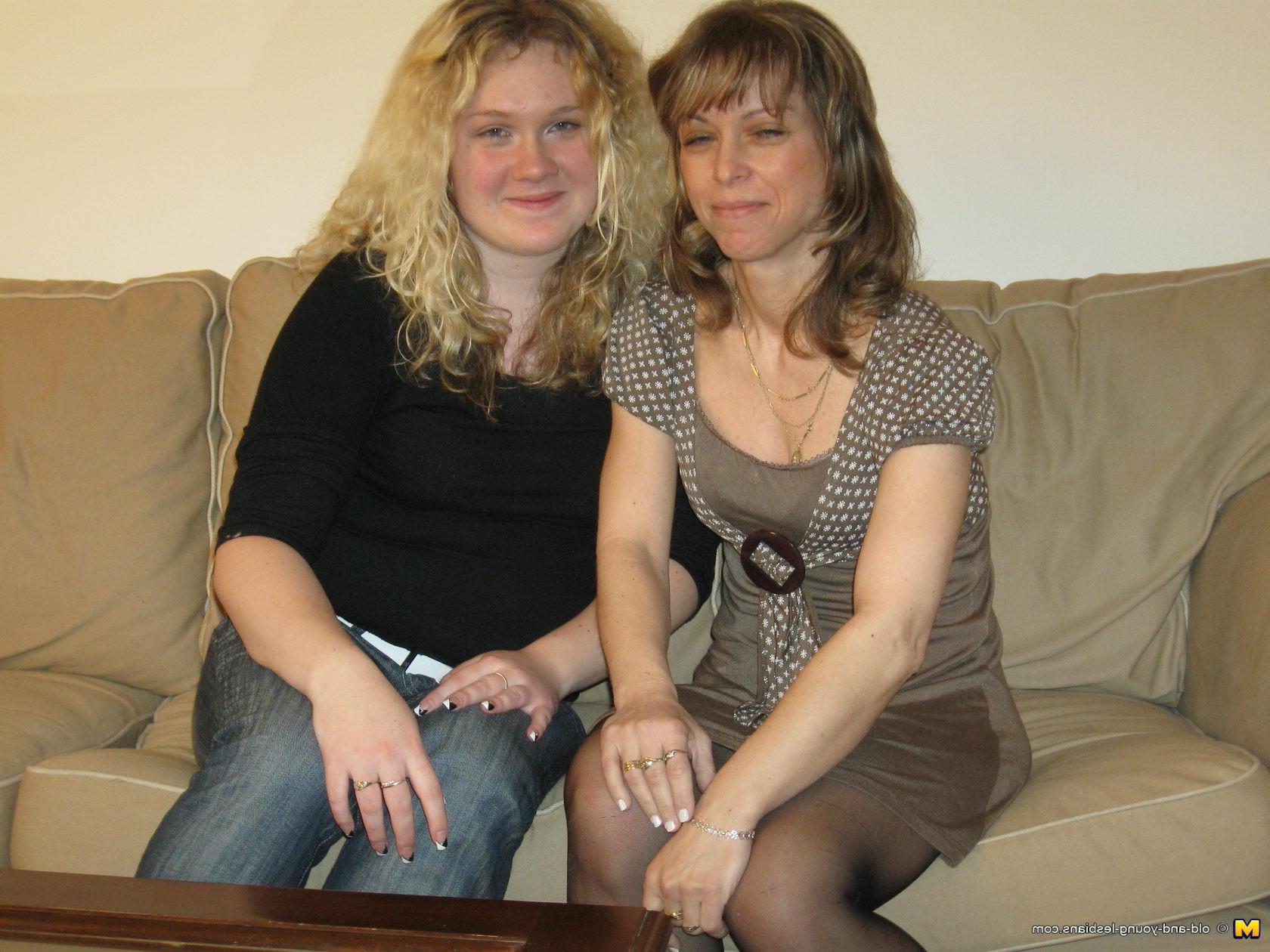 16P Two horny old and young sluts get it on