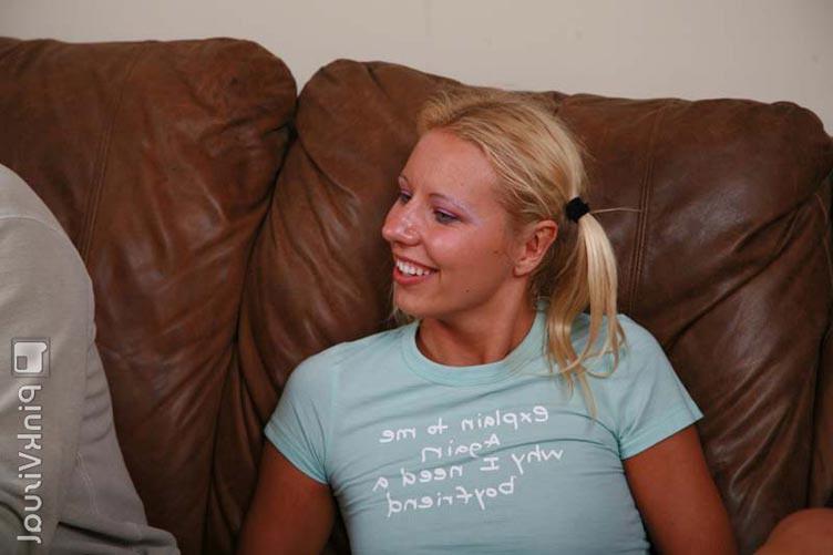 17P Blonde teenie babe in hot hardcore threesome fuck sex