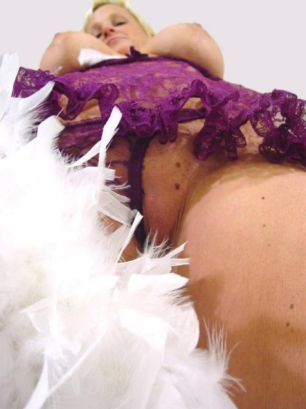 20P Granny in lingerie