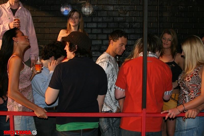 16P Horny hardcore babes get dirty in public at crazy groupsex party