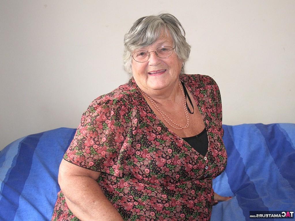 20P Grandma Libby starts off looking all sweet and demure in this pr