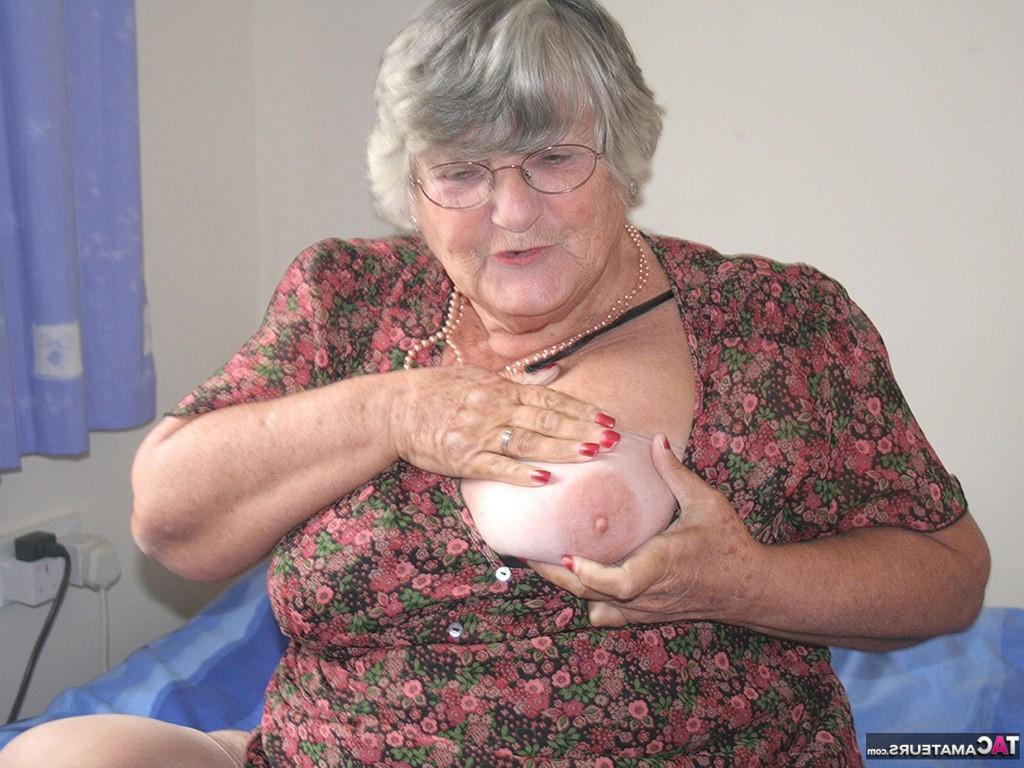 20P Grandma Libby starts off looking all sweet and demure in this pr