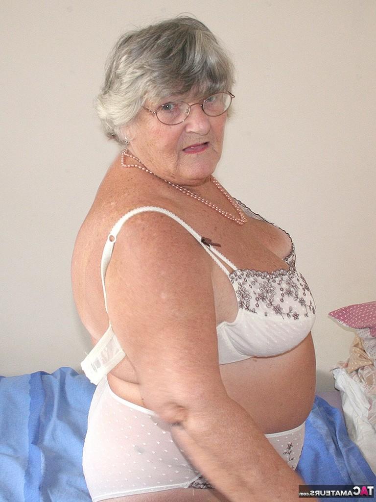 20P Grandma Libby starts off looking all sweet and demure in this pr